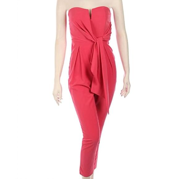 NEW DO+BE strapless jumpsuit in candy pink - Picture 1 of 2